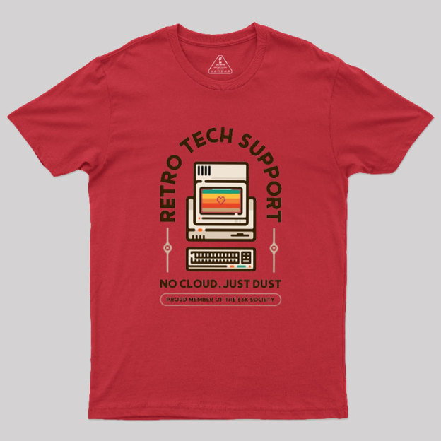 Retro Tech Support Geek T-Shirt