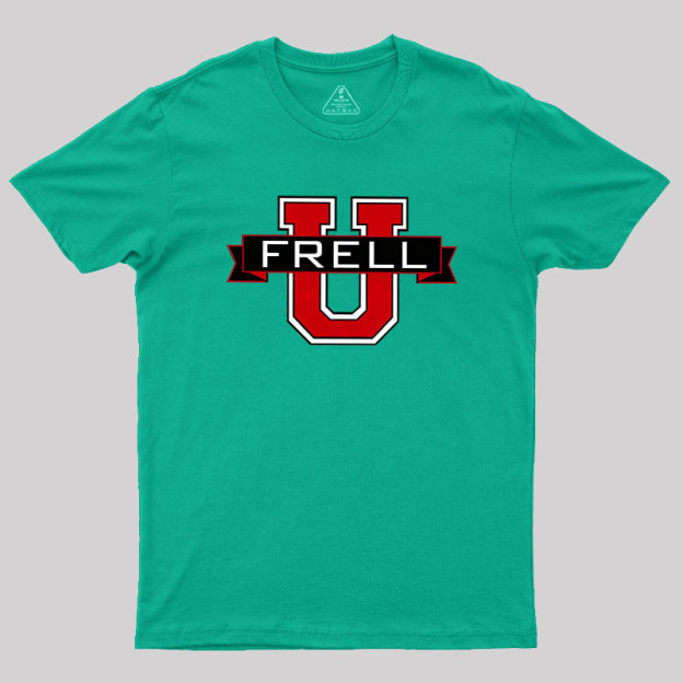 Frell Varsity U Badge Geek T-Shirt