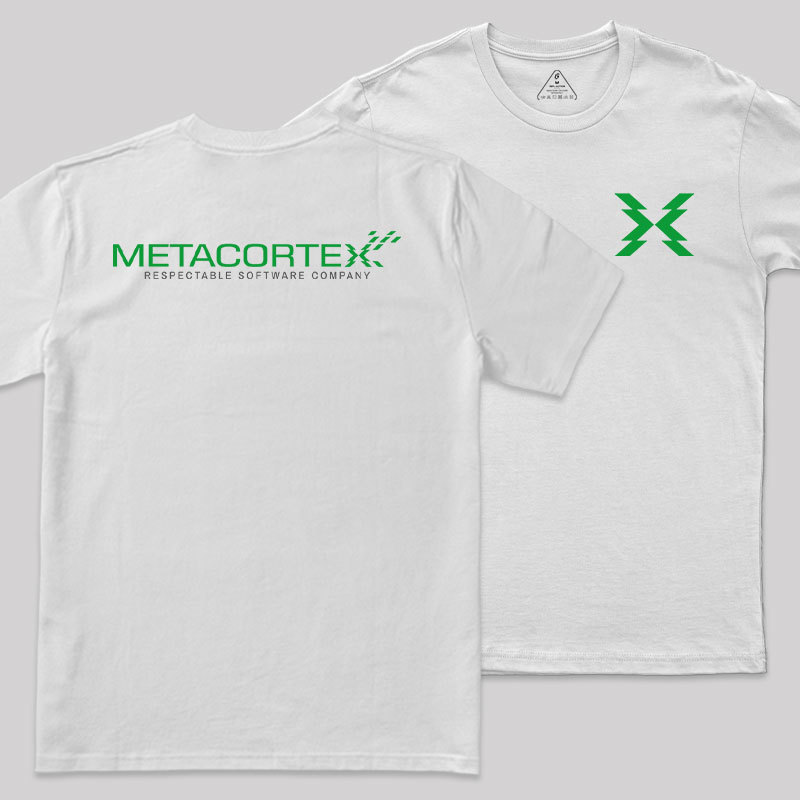Metacortex Future Front and Back Printed Geek T-Shirt