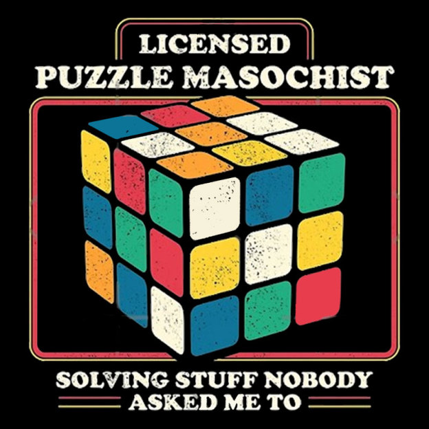 Licensed Puzzle Masochist Geek T-Shirt