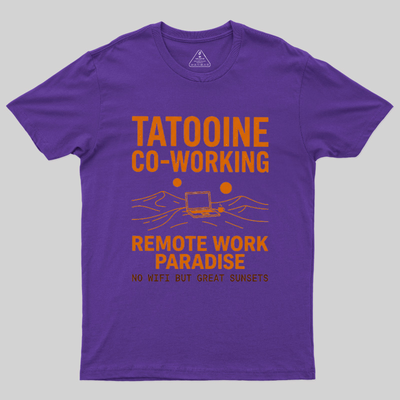 No WiFi Great Sunsets Remote Work Geek T-Shirt