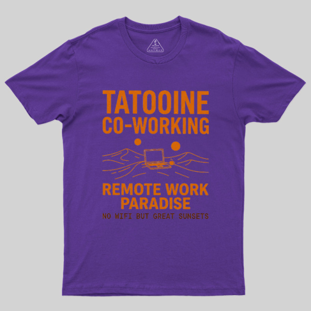 No WiFi Great Sunsets Remote Work Geek T-Shirt