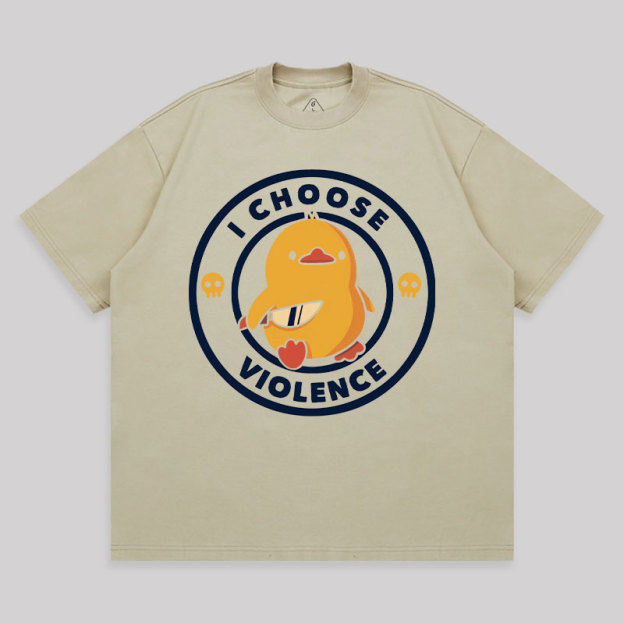 I Choose Violence Unisex Oversized T-shirt
