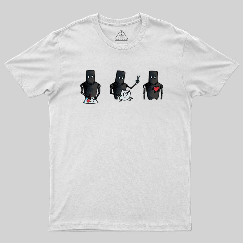 Robot Heart Geek T-Shirt
