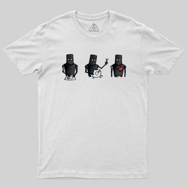 Robot Heart Geek T-Shirt