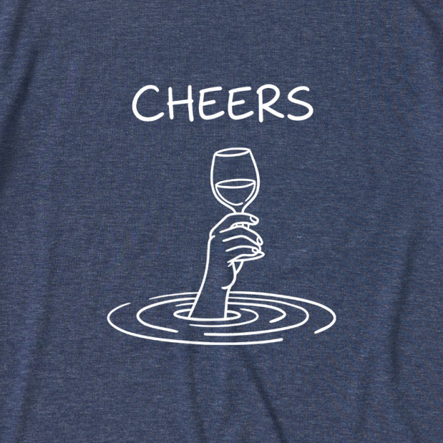 Cheers Ultra Soft Heather Tees