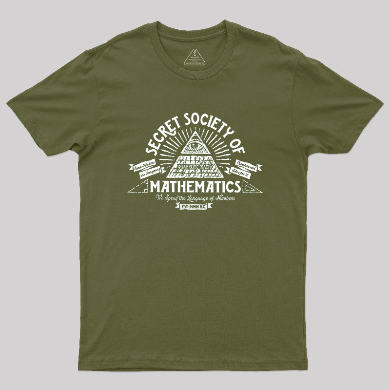 Illumathnati - Secret Society of Math Geek T-Shirt