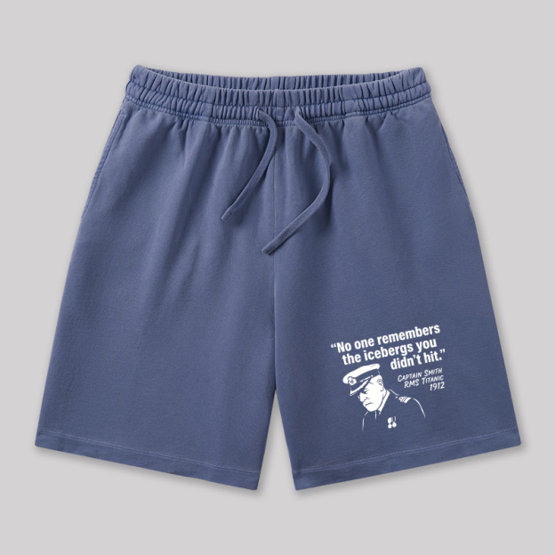 The Unseen Icebergs Geeky Washed Shorts