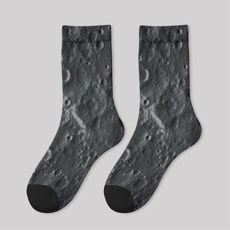 Lunar Surface Men's Socks