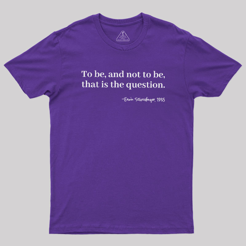 Schrödinger's Question Geek T-Shirt