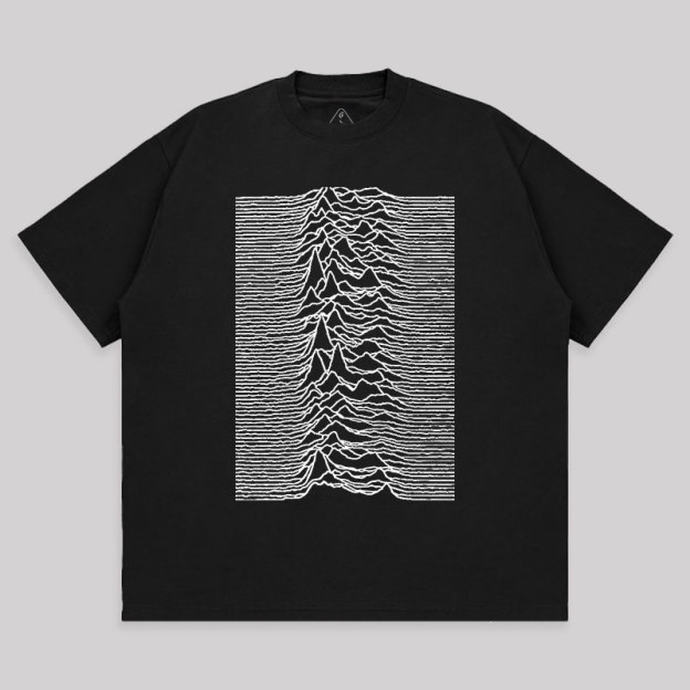 Unknown Pleasures Unisex Oversized T-shirt