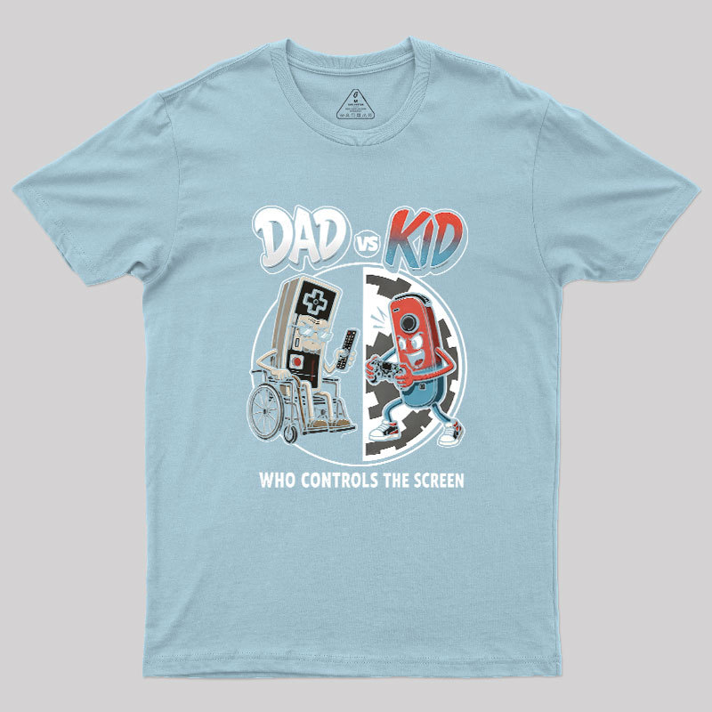 Who Controls The Screen Geek T-Shirt