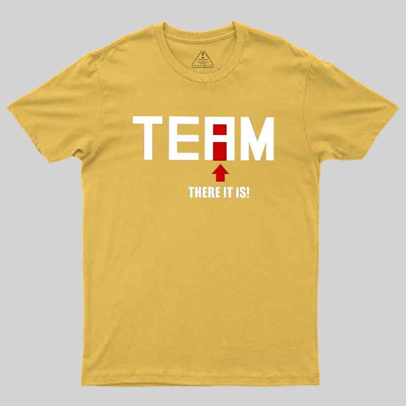 There Is No I In Team Geek T-Shirt