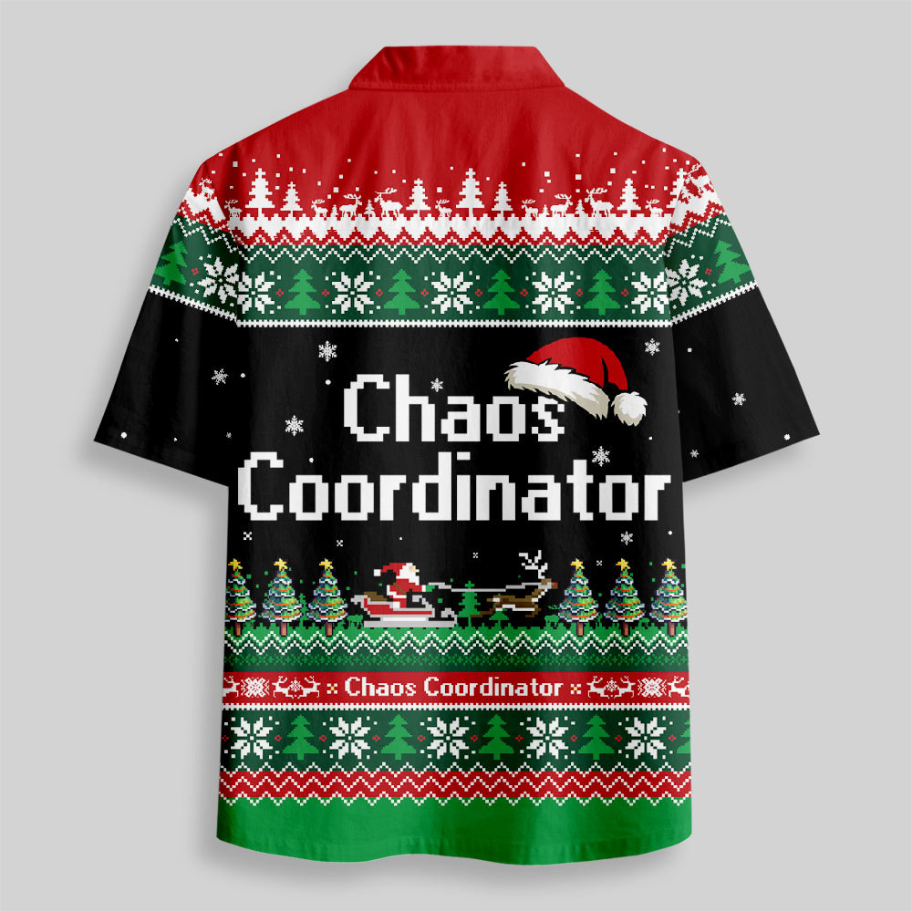 Chaos Coordinator Button Up Pocket Shirt