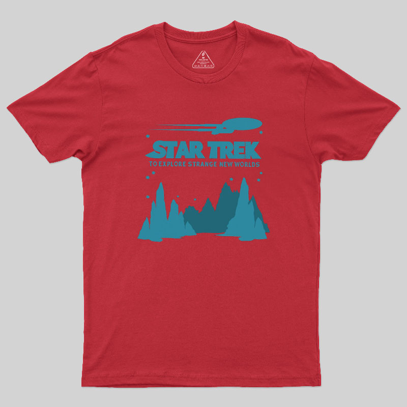 Explore New Worlds Geek T-Shirt