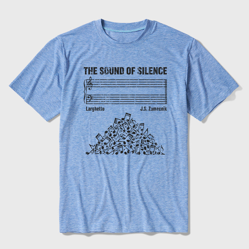 The Sound Of Silence Music Sheets Ultra Soft Heather Tee