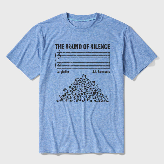 The Sound Of Silence Music Sheets Ultra Soft Heather Tee