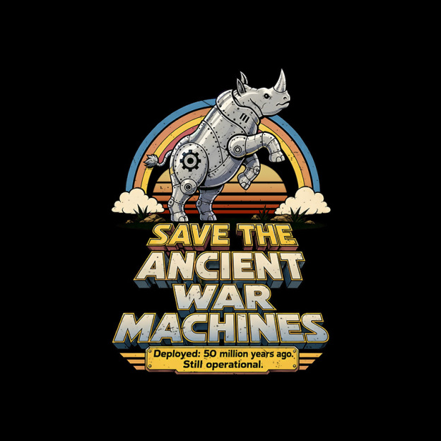 Save The Ancient War Machines Geek T-Shirt