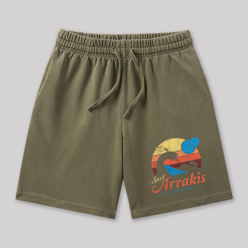 Visit Arrakis Geeky Washed Shorts