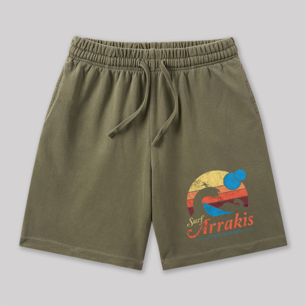 Visit Arrakis Geeky Washed Shorts