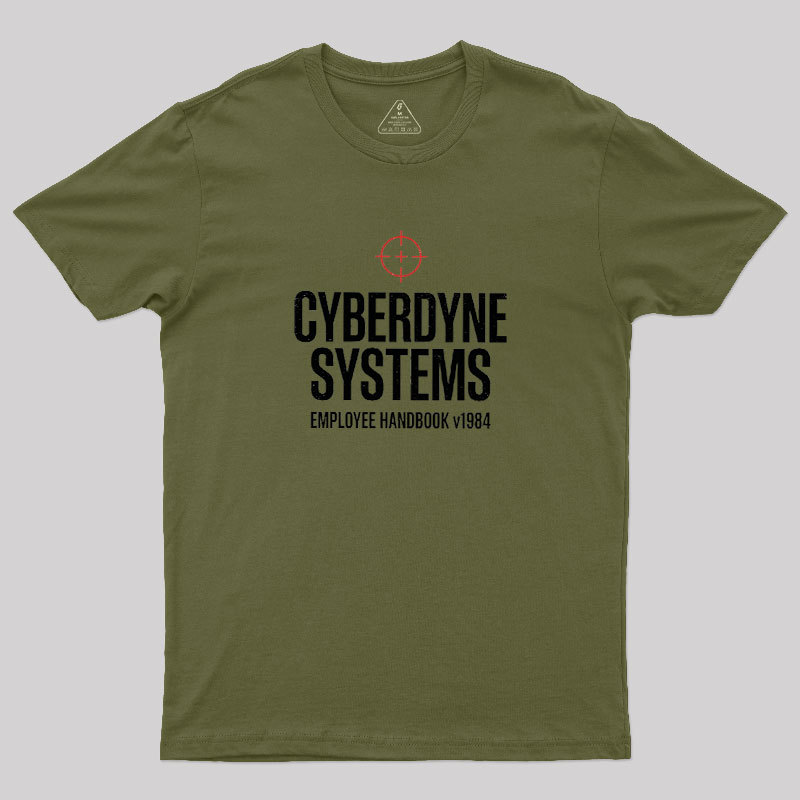 Cyberdyne Systems Employee Handbook Geek T-Shirt