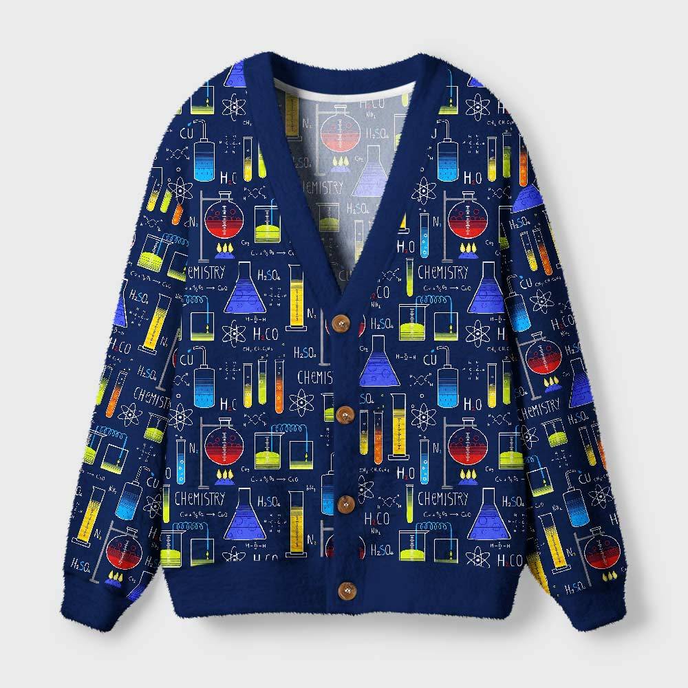 Geeksoutfit Chemistry Lab Geek Ugly Cardigan Sweaters  for Sale