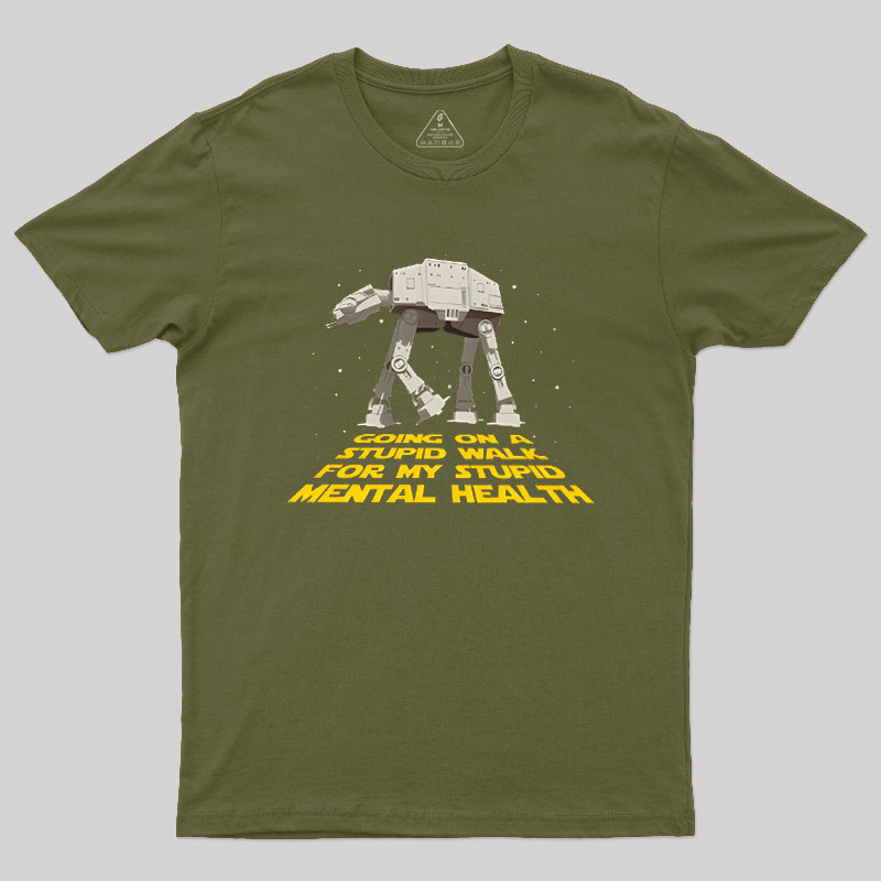 Imperial Walk Stupid Humor Geek T-Shirt
