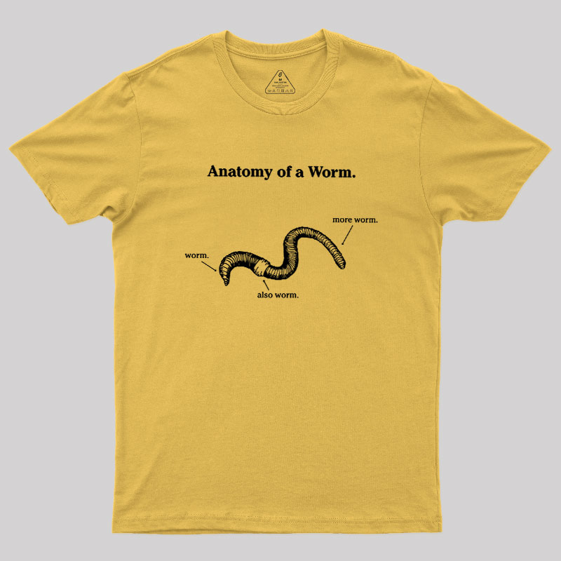 Anatomy Of A Worm Geek T-Shirt