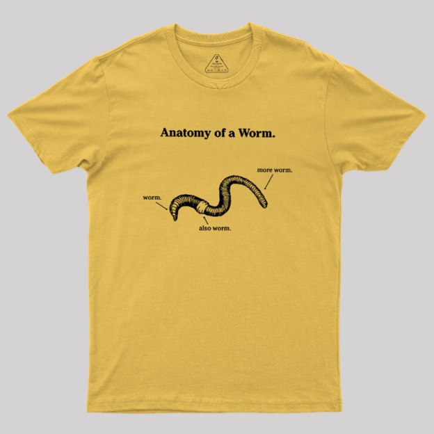 Anatomy Of A Worm Geek T-Shirt