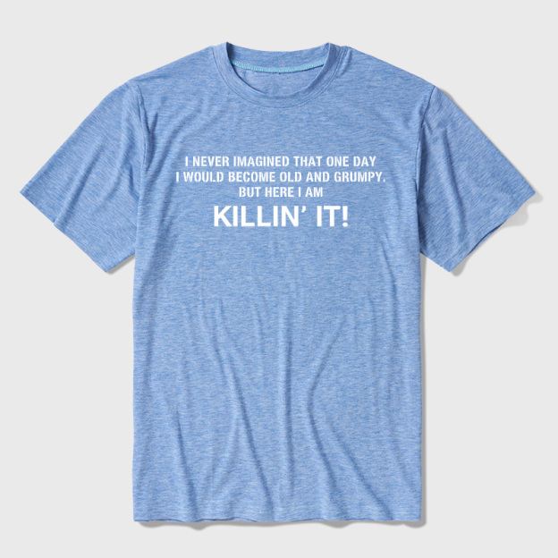 Old and Grumpy Ultra Soft Heather Tee