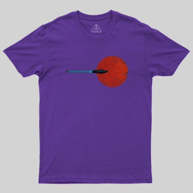 Flight Over Mars Geek T-Shirt