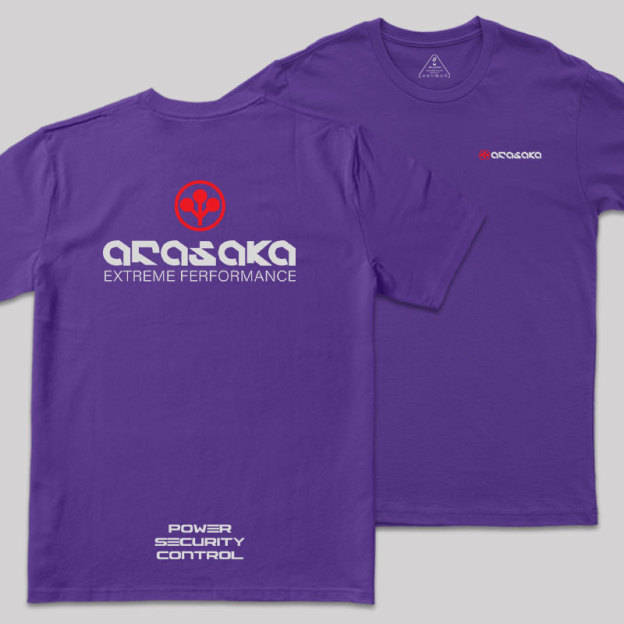 Arasaka Front and Back Printing Geek T-Shirt