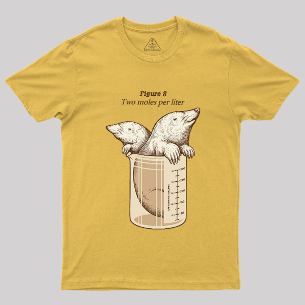 Mole Per Liter Geek T-Shirt