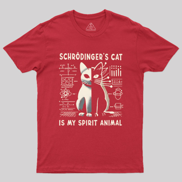 Schrodinger's Сat Science Nerd T-Shirt