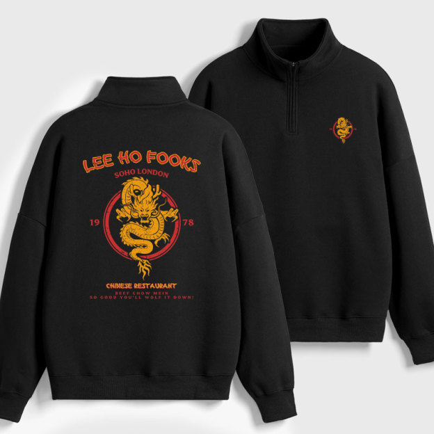 Lee Ho Fooks Geek Fleece Quarter-Zip Pollover – Geeksoutfit