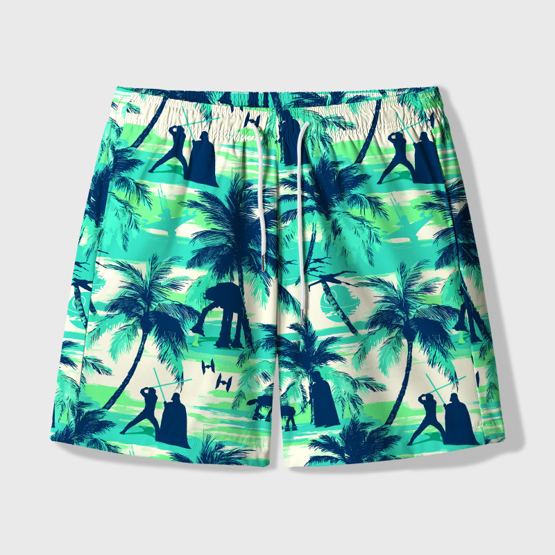 Geeksoutfit Geek Hawaiian Swim Trunks for Sale