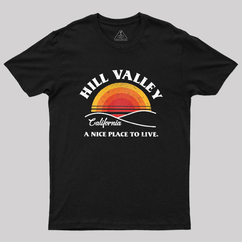 Hill Valley Sunset Geek T-Shirt
