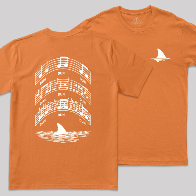 Oceanic Melody Tide Front and Back Printed Geek T-Shirt