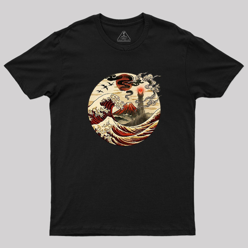 The Great Wave Of Ring Geek T-Shirt