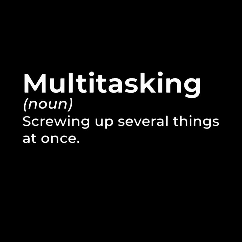 Multitasking Funny Definition Geek T-Shirt