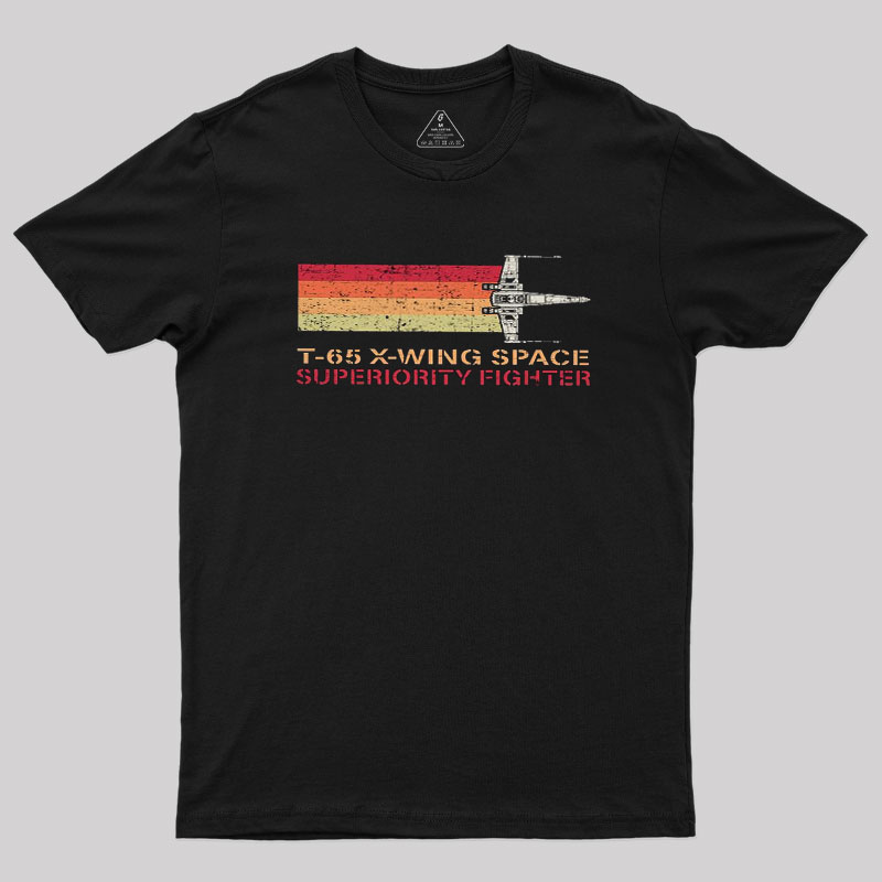 Starfighter Stripes Geek T-Shirt