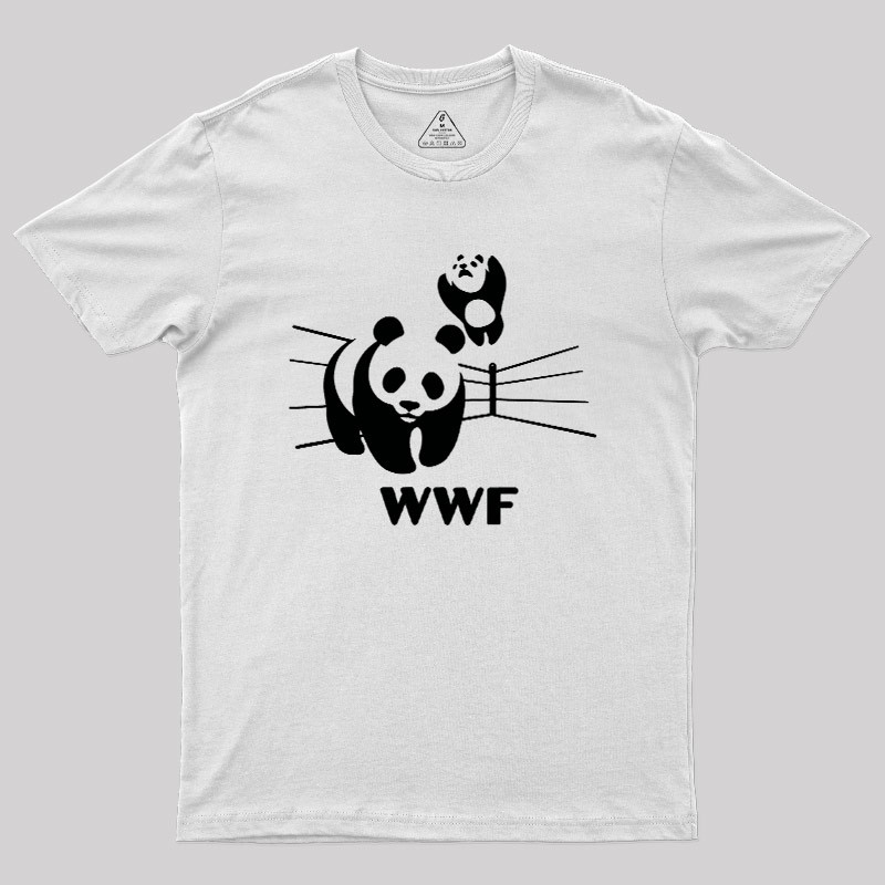Funny WWF Pandas Geek T-Shirt