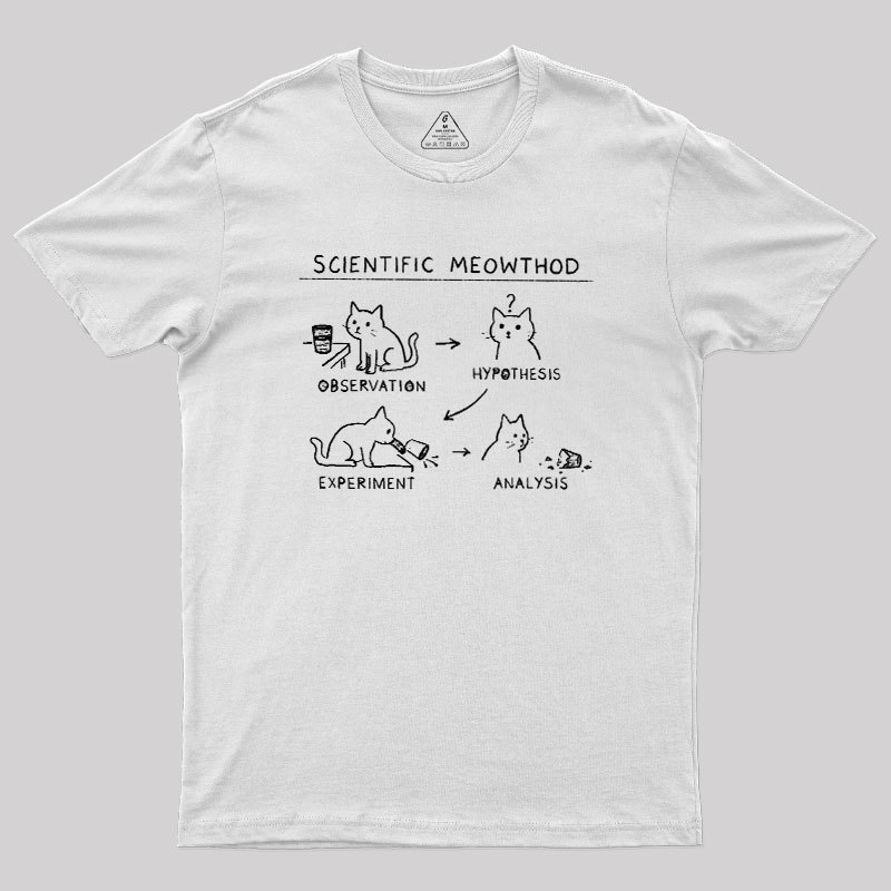 Scientific Meowthod Geek T-Shirt