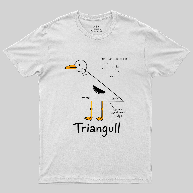Triangull Geometry Seagull Geek T-Shirt