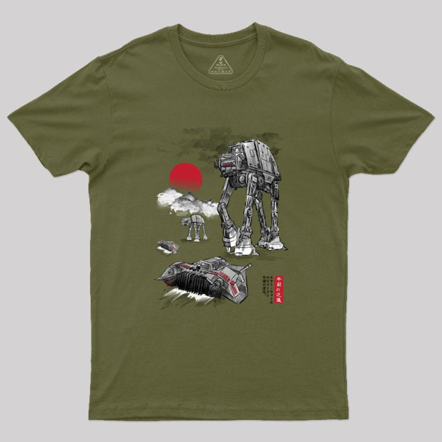 Defense of Echo Base sumi e Geek T-Shirt