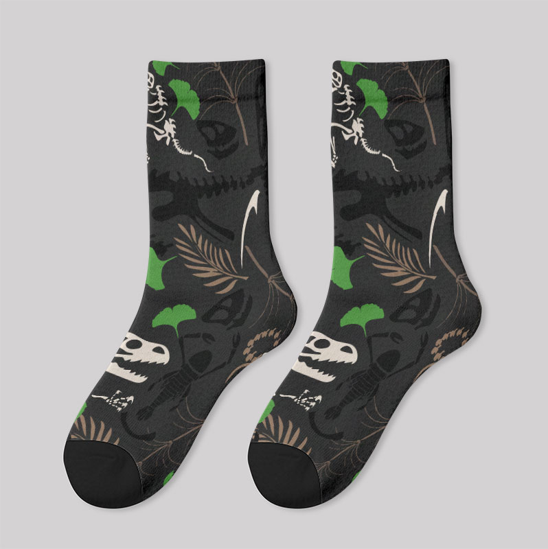 Paleontological Fossils Men's Socks