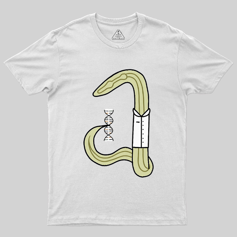 C Elegans Scientist Worm Biology Geek T-Shirt