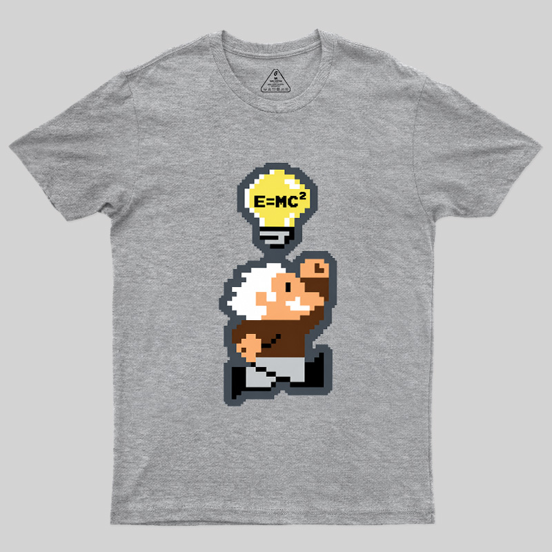 8‑Bit Einstein Geek T-Shirt