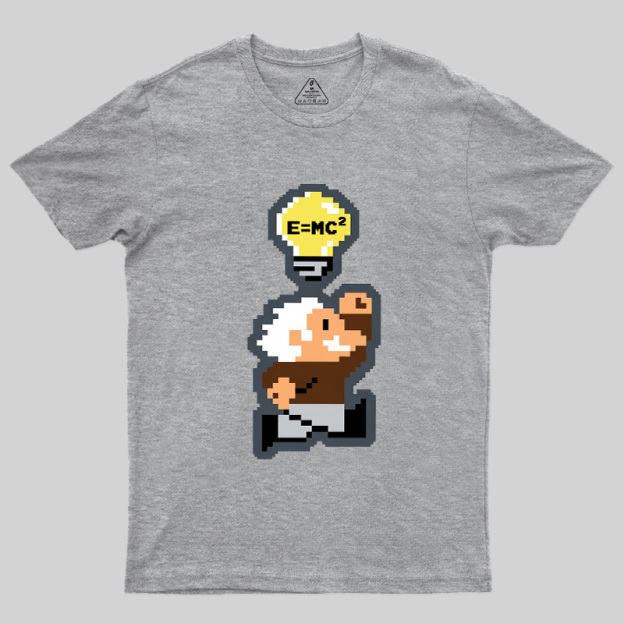8‑Bit Einstein Geek T-Shirt