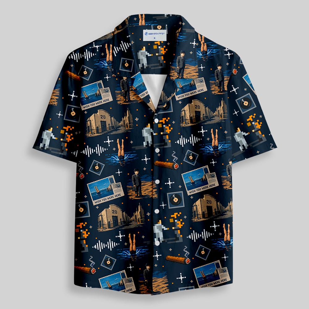 Wish You Were Here Button Up Pocket Shirt